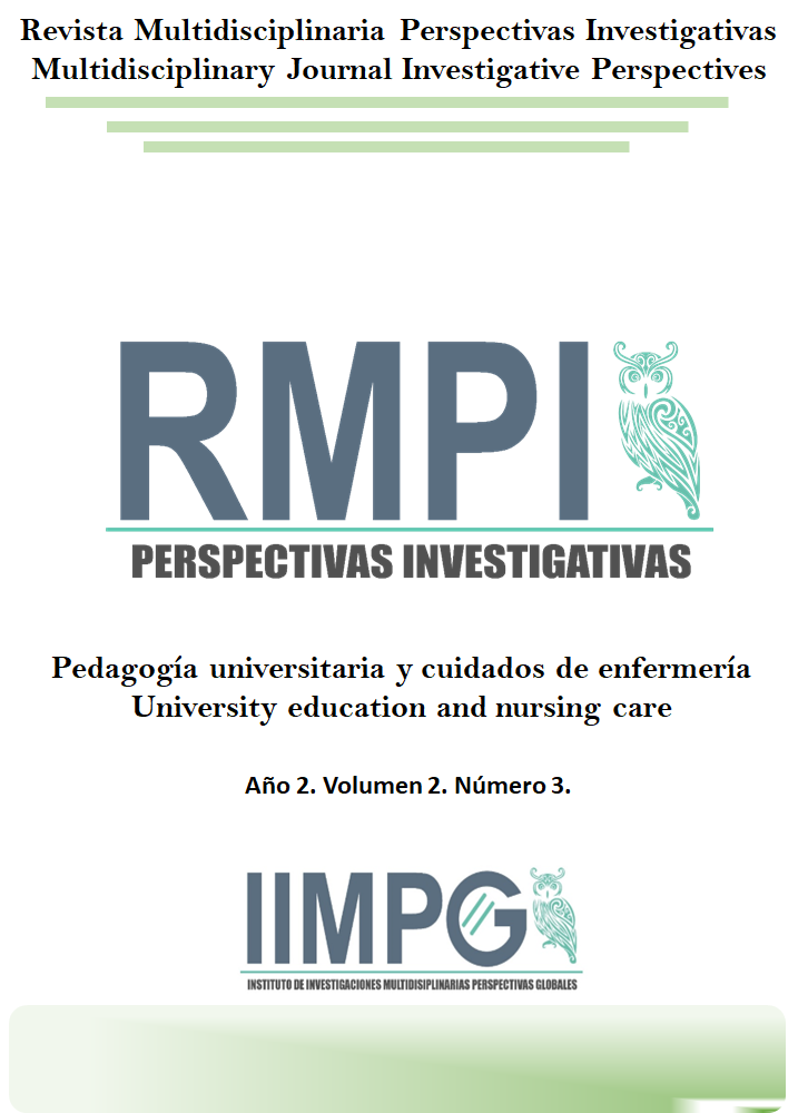 					Ver Vol. 2 Núm. 3 (2022): Pedagogía universitaria y cuidados de enfermería 
				